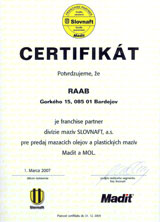 certifikat